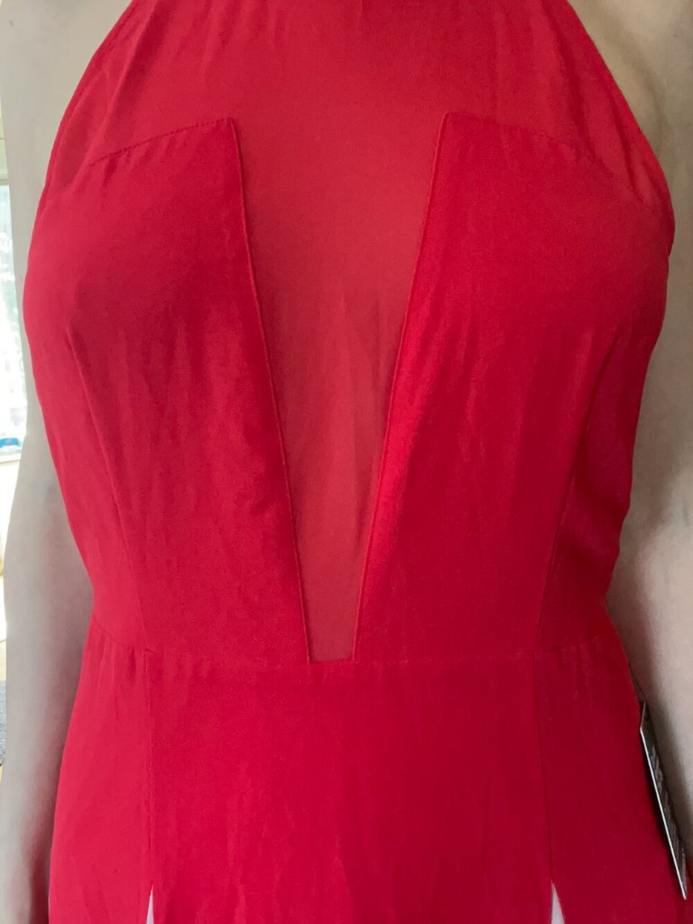 Express High Neck Godet Evening Dress - Picture 12 of 12